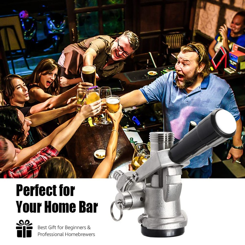 Sankey D Keg Coupler, All 304 Stainless Steel Body &