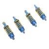 4Pcs RC Car Shock Absorber Aluminum Alloy Stable High Elasticity