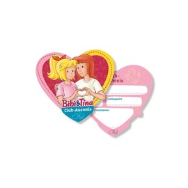 BIBI & TINA DH-Konzept 6 Witch ID Cards Children's Party and Children's Birthday Party // Blocksberg Party Set