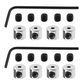 Create idea 20PCS Badge Keepers Replacement Badge Pin Locks 6 x 5 mm Locking Clasp Pin Backs with 2PCS Wrenches for Insignia Badge Name Tag Brooch