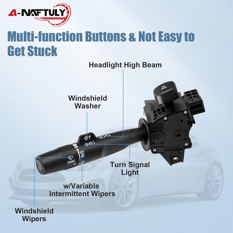 Turn Signal & Multifunction Switch Compatible with Chevy Silverado 1500/2500/3500