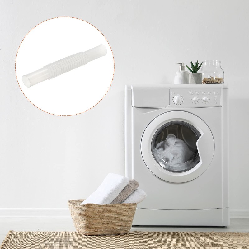 MECCANIXITY Washing Machine Drain Hose 0.8Ft PVC Extension Inner Connecting