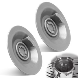 MILAKE 2 Pcs 54mm Espresso Backflush Cleaning Disc Compatible with Breville Espresso Machines BES870XL/BES878/BES880/BES840XL/BES810, Reusable Silicone Blind Filter Disk for Coffee enthusiast, Barista