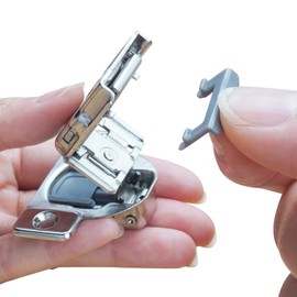 STIANC 50 Pack 86 Degree Angle Restrictor/Restriction Clip for Soft Close Hinges, Kitchen Cabinet Door Restraints