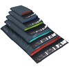 50 Mixed Size Grey Mailing Bags, Self Seal Strong Waterproof