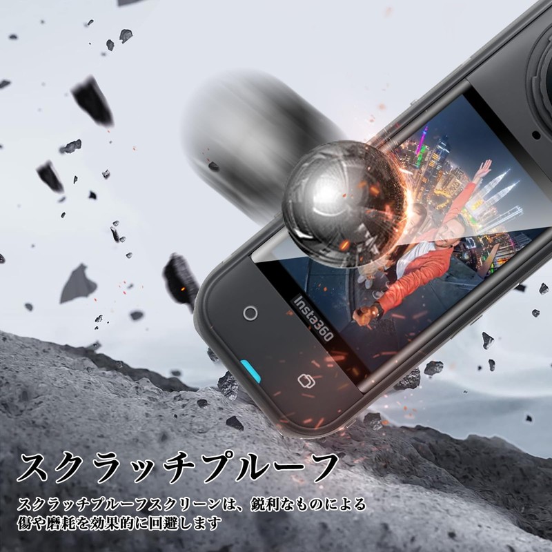 For Insta360 X5 Film (2 Sheets) Mosasa Insta360 X5 Screen