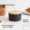 KOOK TIME Ceramic Sugar Bowl with Spoon and Lid Made