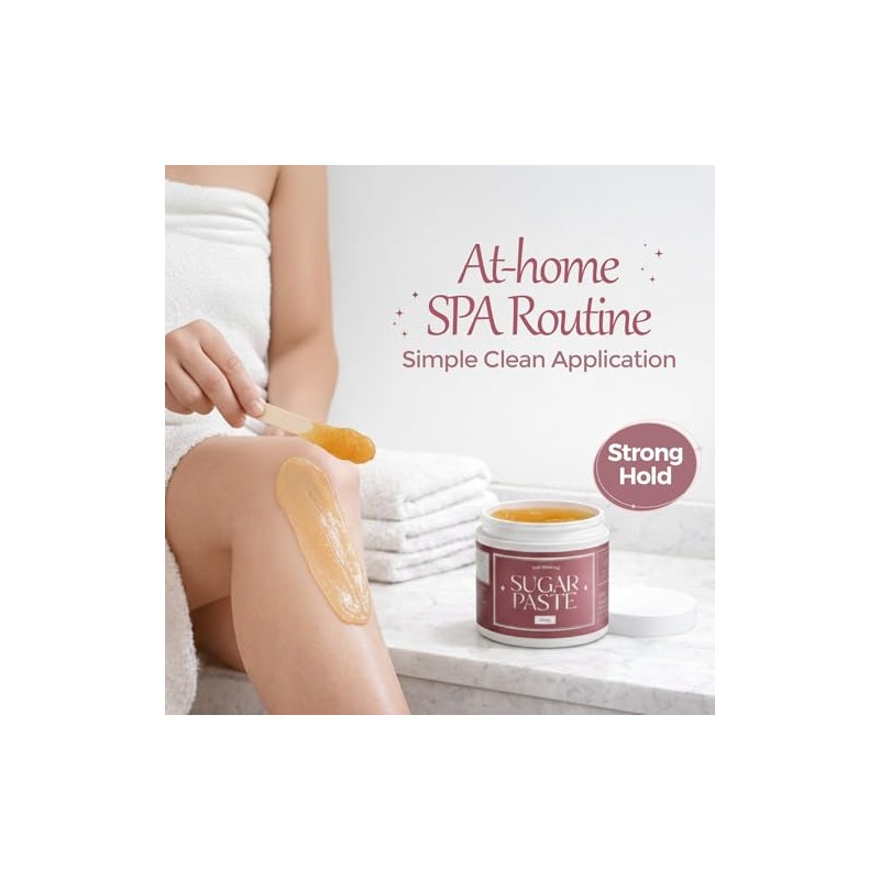Strong sugar paste - hair removal sugaring for smooth skin