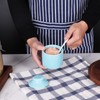 8 oz Sugar Bowl with Lid and Spoon,Ceramic Sugar Jar