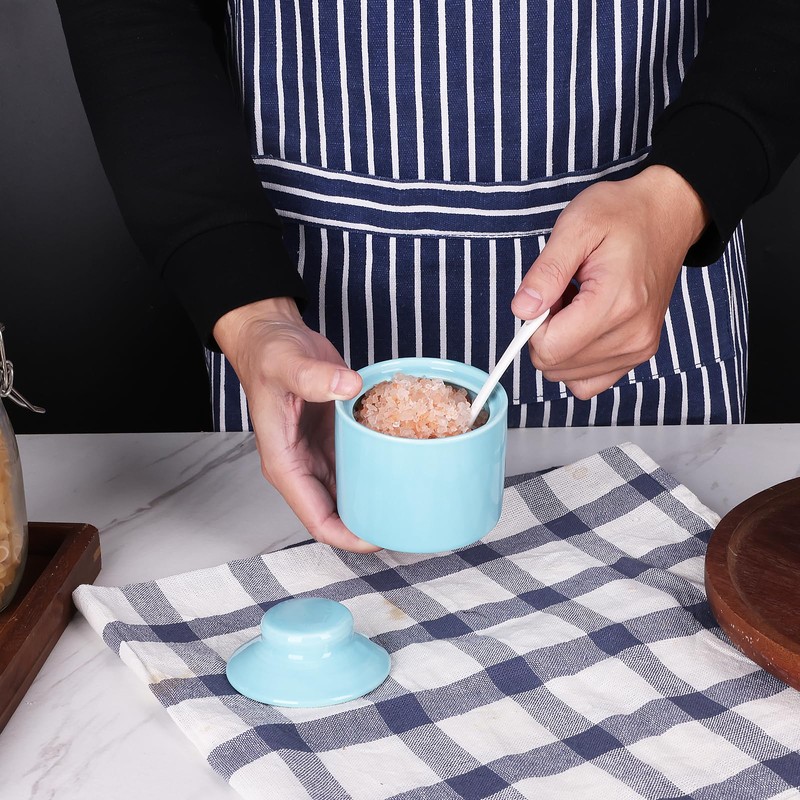 8 oz Sugar Bowl with Lid and Spoon,Ceramic Sugar Jar