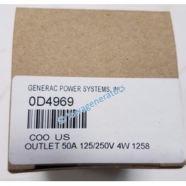 Generac - OUTLET 50A 125/250V 4W 1258
