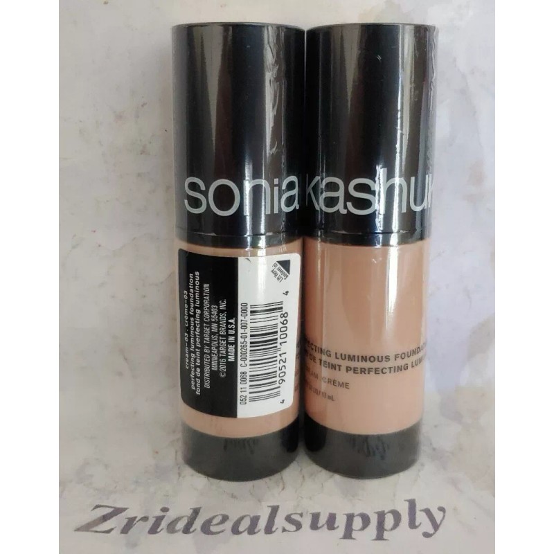 Sonia Kashuk Perfecting Luminous Foundation Cream 03 SEALED PACK OF