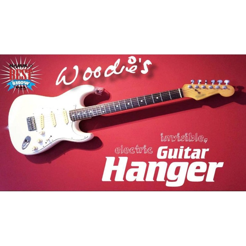 Woodies Hanger Guitar Hanger with 2 Side Strap Buttons WH-001