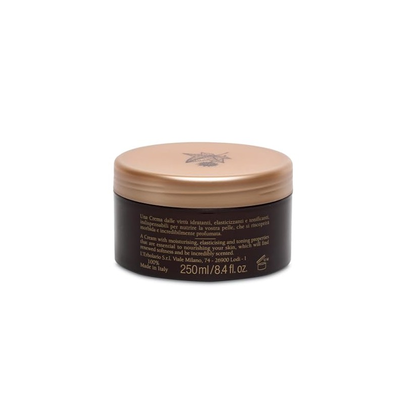 Lerbolario Erbolario Body Cream Ambraliquida Amber Creamy Scent Moisturize Tone