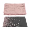 Rose Gold Dot Party Tablecloth Waterproof Polka Dot Design Rectangular