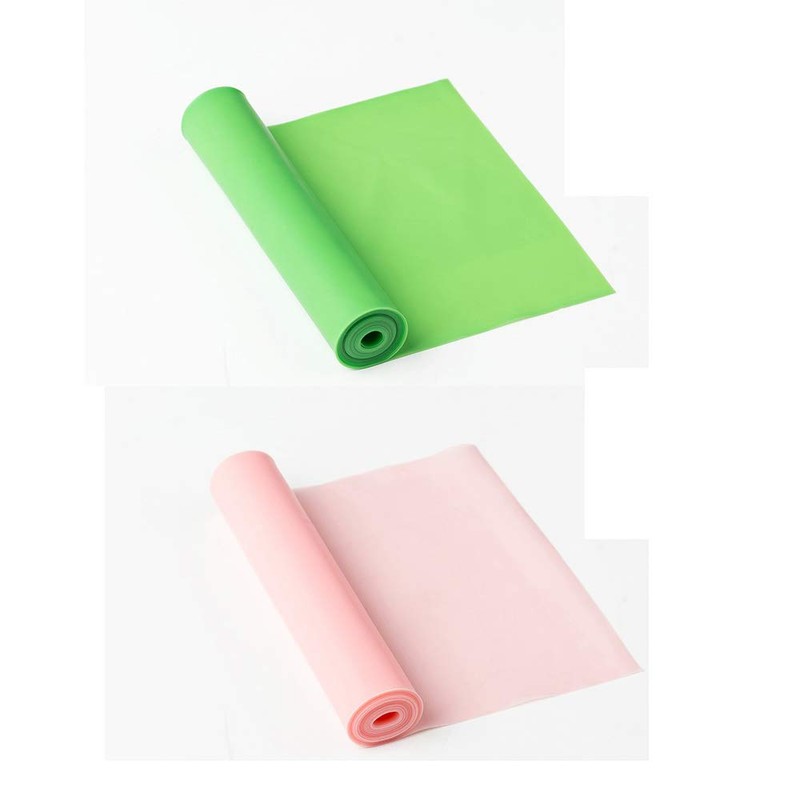 VOANZO 5pcs Yoga Elastic Resistance Bands, Expander Stretch Exercise Rubber