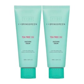 BRING GREEN Tea Tree Cica Soothing Cream Plus 100ml [Double Set]