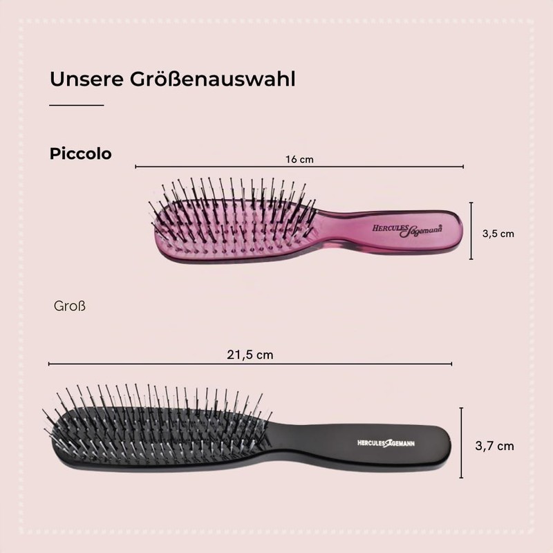 Hercules Sägemann Scalp Brush Piccolo, Pack of 1