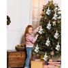 Christmas Bell Ornament with Angel Wings & Heart, It's a