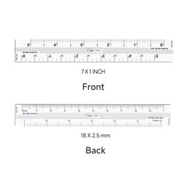 CYA Clear Scale Ruler Maptool 1:62,500 Scale Map Reading Professional Protractor Accurate Learning for Poltting Utm, USNG, Mgrs Coordinates