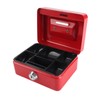 Cash Box with Money Tray Metal Storage Safe Lock Box