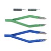 2PCS V Shape Spring Bar Tweezers Professional Alloy Steel Watch