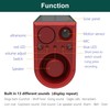 Comboss Solar Outdoor Motion Sensor Alarm, 129dB Dog Barking &