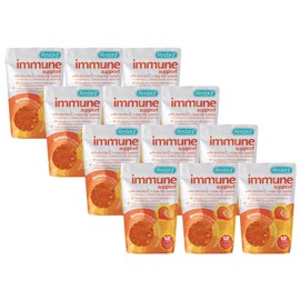 Restorz Immune Support Gummies with Vitamin C & Rose Hip Extract (144 Total Gummies, 12-Pack, 12 Per Pouch) - Wellness Chews with Antioxidants/Fresh Soft Tasty Chewables/Vegan & Gluten Free
