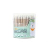 200-Piece One-Touch Sterilized Cylindrical Cotton Swabs for Infants, Babies, and Makeup Makeup 120ea