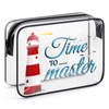 Lighthouse Motivational Gifts Nautical Lighthouse Gifts Clear Makeup Bag Ocean