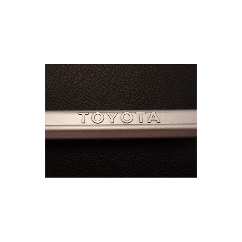 Genuine Toyota License Frame (Silver Metallic Rear) Compatible with Vellfire