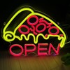 Pizza Open Neon Sign, Pizza Shop Sign, Pizza Shop Window