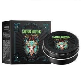 Tattoo Goo Balm & Aftercare Cream - Soothing Tattoo Butter for Brows & Body, Moisturizing Tattoo Numbing Formula with Natural Hustle Butter, Professional Tattoo Healing & Care