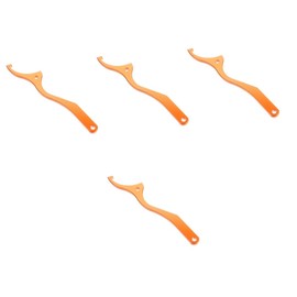 iplusmile 4pcs Wrench for Coil Overs Rustproof Spanner Wrench for Dirt Bike Sag Adjustment C-Shape Hook Tool for Suspension System