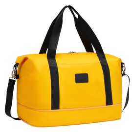 COOLIFE Cabin Bag 45×36×20 for Easyjet Airlines Underseat,Travel Holdall Carry on Hand Luggage Weekend Bag for Women，Travel Duffel Bag, Weekend Bag with Trolley Sleeve