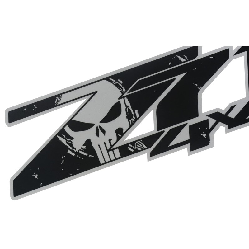 2Pc Z71 4x4 Decals Stickers Bed Side Replacement for 2007-2013