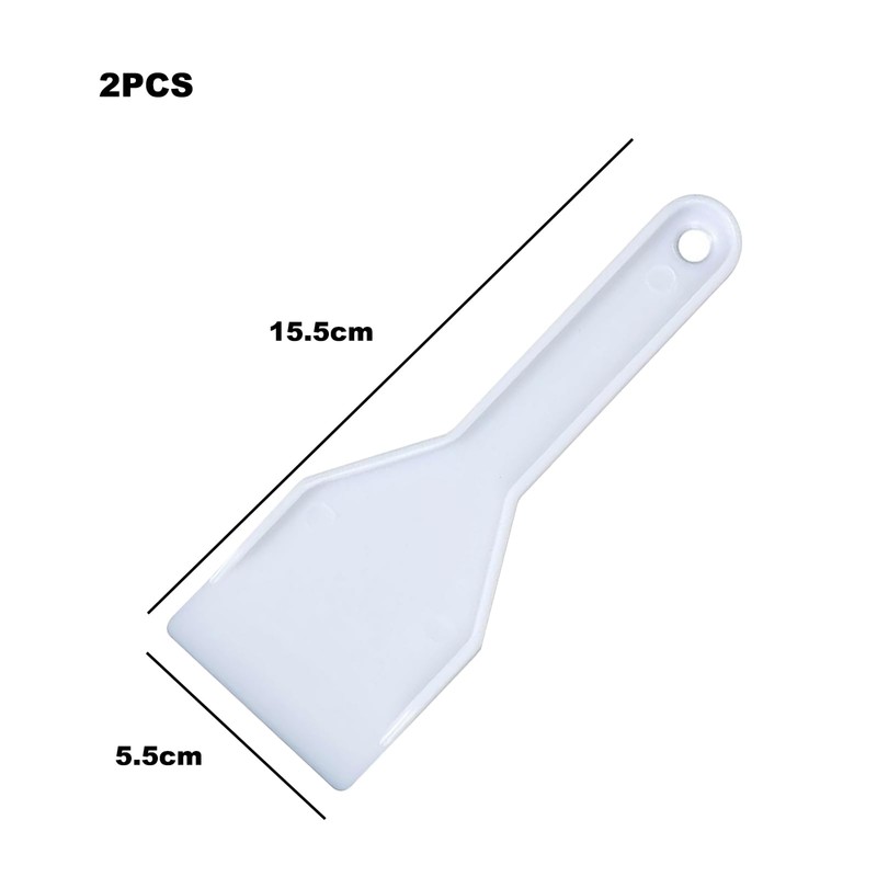 GVSS 2 x Ice Scrapers, Rigid Plastic Ice Scrapers, Practical