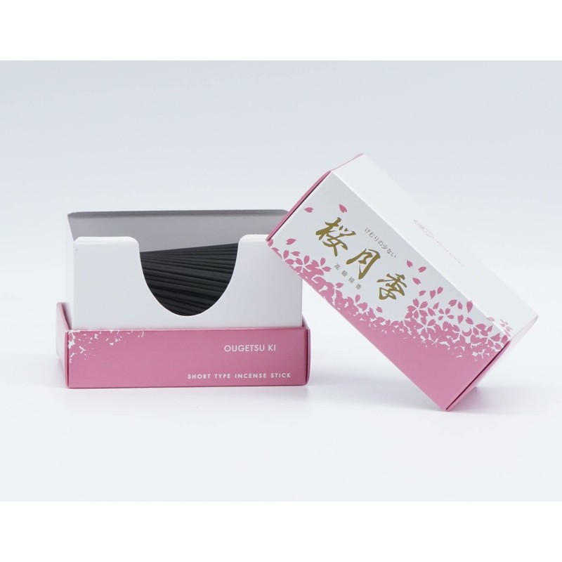 [Sakura Getsuki] Smokeless Incense, Slightly Sweet Cherry Blossom Scent, Ultra