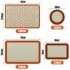5 Stück Backmatten aus Antihaft-Silikon. Mikroperforierte Backmatte für Backofen. Wiederverwendbare