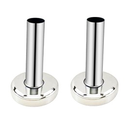 Fox·Bunny 2 x Stainless Steel Pool Ladder Bracket, Diameter 40 mm, Sleeve for Swimming Pool Ladder, Mounting Set for Pool Ladder with Flange Tube
