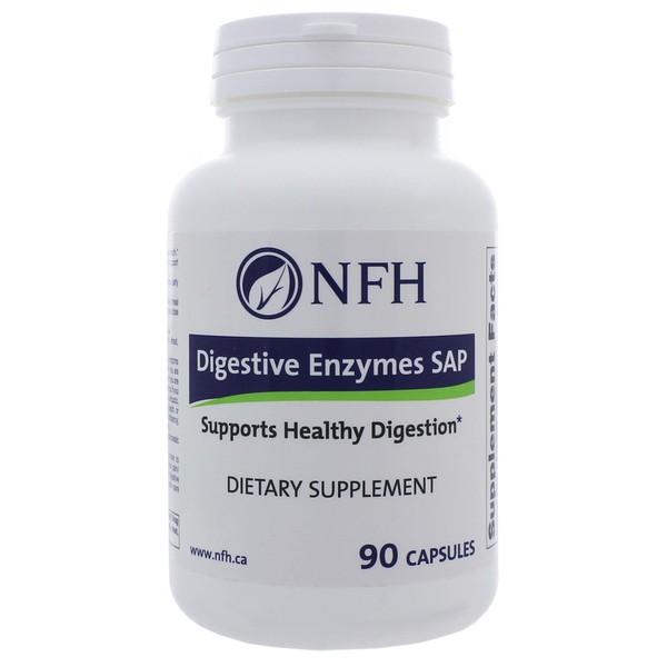 NFH Digestive ENZYMES SAP (Supports Healthy Digestion) 90 Capsules