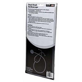 Labtron 400H Dual Head Stethoscope, Blister Pack, Black
