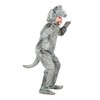 Grey Raptor Dinosaur Child Costume | Medium