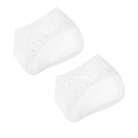 Milisten Plantillas de Aumento de Altura Almohadillas de Silicona para El Talón Almohadillas de Gel de Elevación para El Talón Almohadillas para El Talón para Mujeres Hombres (3 Cm)