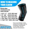 APOYO Elbow Brace for Tendonitis and Tennis Elbow, Compression Sleeve