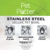 Pet Platter Stainless Steel Pet Bowl, 11 cm/4.5-Inch