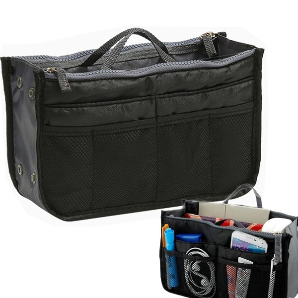 LUYING Bag-in-Bag, Storage Case, Freestanding, Lightweight, Large Capacity, Multi-Bag, Cosmetic
