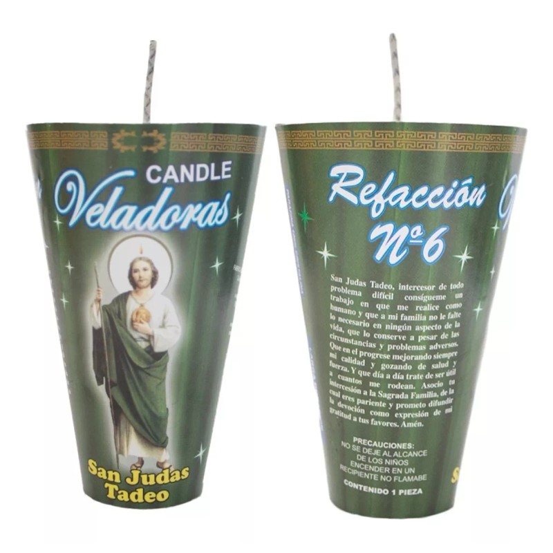 CEB Caja Veladora Repuesto Numero 6 (40 Piezas).