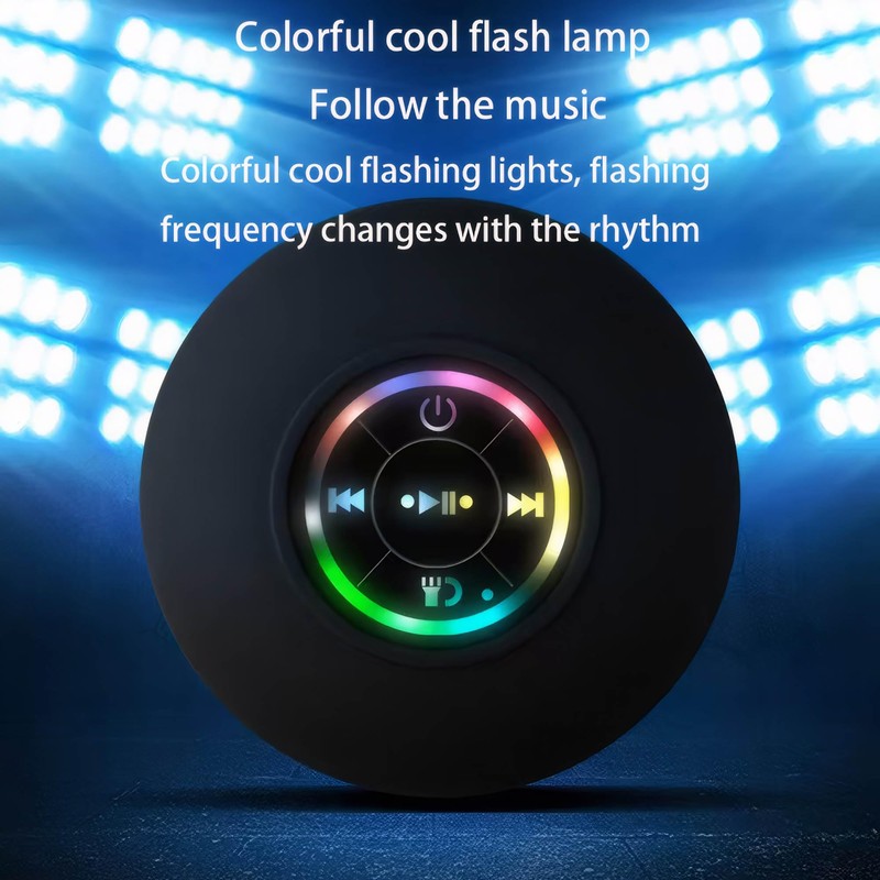 YDCZTYGY Portable Mini Bluetooth Wireless Waterproof Speaker with Suction Cup