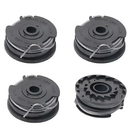 4 Pack Strimmer Spool Line Replacement for Bosch Grass Trimmer - Φ1.6mm x 6m/20ft Double Autofeed Rainproof Nylon Spool for Art 24/27/30/30-36 LI Grass Trimmer (F016800351 Compatible)
